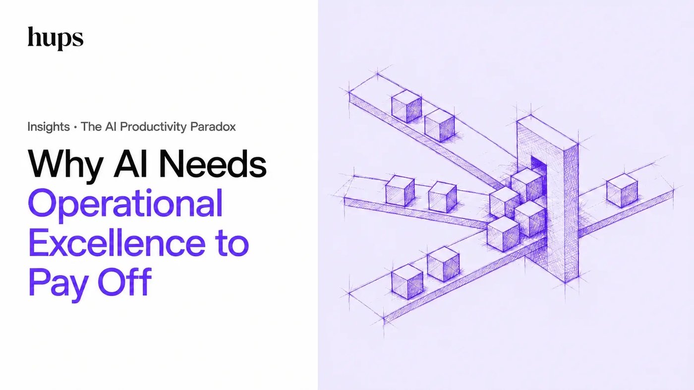 The AI productivity paradox operational excellence Hups